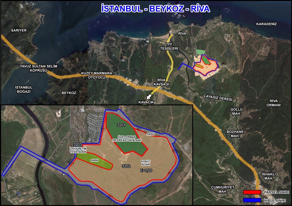 Emlak Konut GYO, Galatasaray'ın büyük umut bağladığı Riva arazisini ihaleye çıkıyor