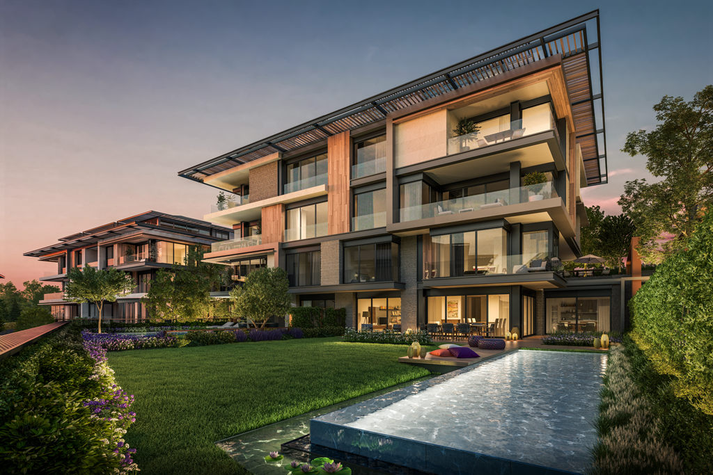 Tahincioğlu Nidapark İstinye`de 60 ay sıfır faizle konut