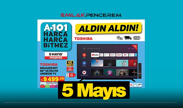Bayram biter A101'de indirim bitmez! 5 Mayıs A101 raflarında bugün başlayan aktüel ürünler neler?
