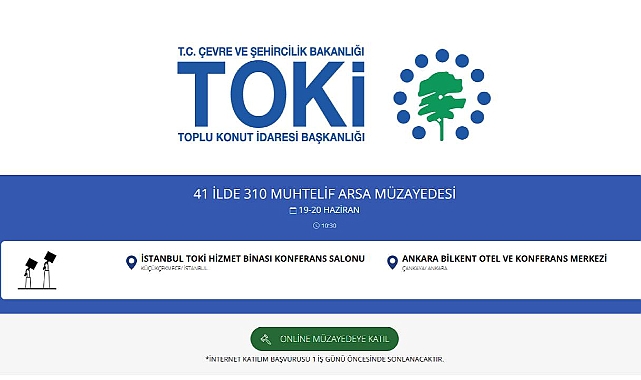 TOKİ'den 41 İlde 310 Arsa Satışı! Paranıza Para Katacak Uygun Fiyat ve Uzun Vade Fırsatı