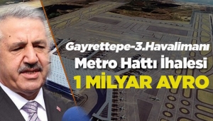 İstanbul'un yeni havalimanına "Bir Milyar Avro"ya metro hattı