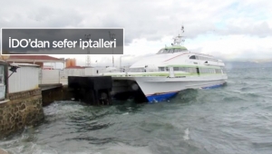 İDO'da çok sayıda sefer iptal