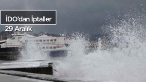 Son dakika: İstabul'da İDO seferleri iptal edildi