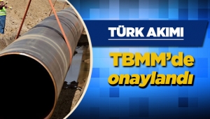 Türk Akımı projesi, TBMM Genel Kurulu'nda onaylandı