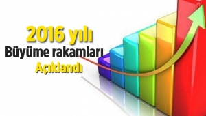 Büyüme rakamları 2016'da yüzde 2.9 arttı