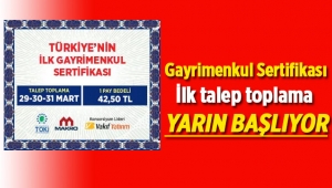 İlk Gayrimenkul sertifikası için talep toplama yarın 1 Payı 42.5 TL'den başlıyor