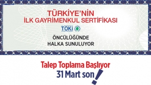 Son dakika haberi:  TOKİ Gayrimenkul Sertifikası İhraç Duyurusu