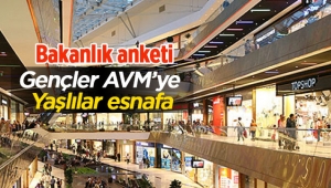Yaşlılar esnafa giderken gençlerin tercihi AVM
