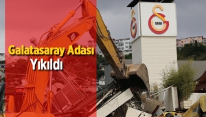 Kuruçeşme'de bulunan Galatasaray Adası yıkıldı