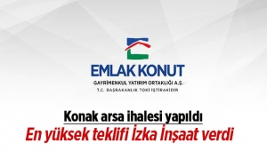 Emlak Konut GYO'nun İzmir Konak 1. Etap arsa satış ihalesi yapıldı