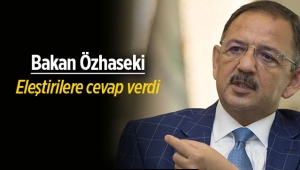 Bakan Özhaseki; "imarın disipline edilmesi dışında başka bir amaç yok"