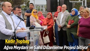 Ağva Meydanı ve Sahil Düzenleme Projesi bitiyor