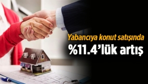 Yabancıya konut satışı Ağustos'ta yüzde 11 arttı