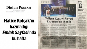 Diriliş Postası 8 Ekim Emlak Sayfası / Hatice Kolçak