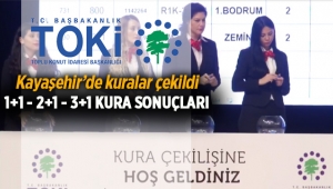 TOKİ İstanbul Kayaşehir 1+1, 2+1, 3+1 konut kura sonuçları