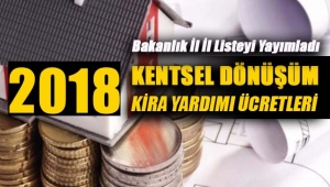 2018`de kentsel dönüşüm kira yardımı 960 TL oldu