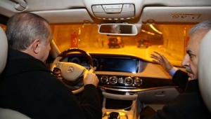 Cumhurbaşkanı Makam aracını kullandı! Kasımpaşa - Hasköy Tüneli'nden böyle geçtiler