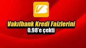 Konut kredisi faizlerini indiren bankalara Vakıfbank`da eklendi