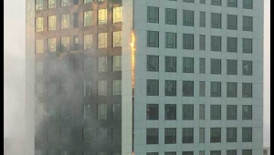 Son dakika: İstanbul Maslak`ta 32 katlı gökdelende yangın!