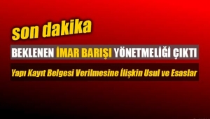 Yapı Kayıt Belgesi Verilmesine İlişkin Usul ve Esaslar 2018