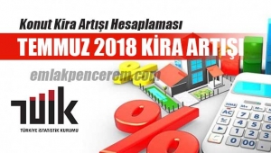Konut kira artış oranı hesaplaması Temmuz 2018`de rekor kira artışı