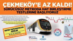 Üsküdar-Çekmeköy Metrosu açılışı için geri sayım