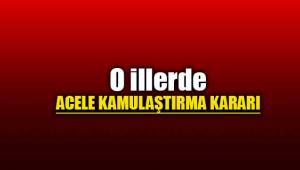 5 ilde yürütülen projeler için acele kamulaştırma yapılacak