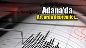 Adana, art arda depremlerle sarsıldı! Kozan'da en büyüğü 4.1 şiddetinde deprem...
