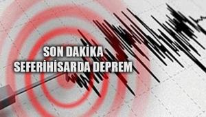 İzmir Seferihisar`da 3.5 şiddetinde deprem