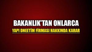 Onlarca yapı denetim firmasına onay