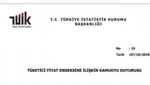 TÜİK'ten flaş TÜFE açıklaması