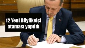 12 yeni Büyükelçi ataması yapıldı