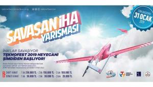 250 Bin TL ödüllü TEKNOFEST 2019 Savaşan İHA yarışması başvuruları başladı