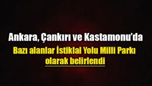 Ankara, Çankırı ve Kastamonu'da bazı alanlar İstiklal Yolu Milli Parkı olarak belirlendi