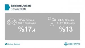 Merkez Bankası Beklenti Anketi Kasım 2018