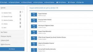 2018 Aralık İnşaat sektörü güncel iş ilanları