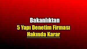 5 Yapı Denetim firması hakkında iptal ve yürütmeyi durdurma kararı