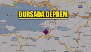 Bursa'da korkutan deprem! 3.8 şiddetinde hissedildi