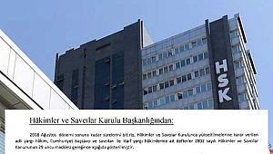 Çok sayıda adli yargı hakim, Cumhuriyet başsavcısı, savcı, hakim dereceleri yükseltildi