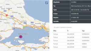 Marmara'da deprem!