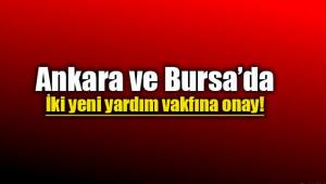 Vakıflar Genel Müdürlüğü'nden iki yeni yardım vakfı için onay