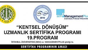 2019 Kentsel Dönüşüm Uzmanlık Programı başlıyor