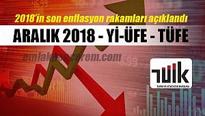 Aralık 2018 enflasyon rakamları açıklandı! 3 Ocak (TEFE-TÜFE) enflasyonda son durum