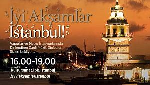 İstanbullular evlerine müzikle dönüyor