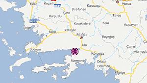 Marmaris'te sabaha karşı deprem