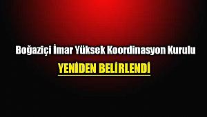 Boğaziçi İmar Yüksek Koordinasyon Kurulu kimlerden oluşur?