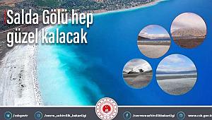 Salda Gölü etrafında yapılaşmaya izin verilmeyecek