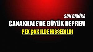 Son Dakika: Çanakkale'de 5.5 büyüklüğünde korkutan deprem! Pek çok ilde hissedildi...