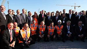 1915 Çanakkale Köprüsü için ilk çelik şaft montajı yapıldı