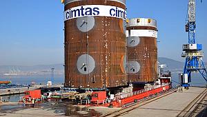 Çanakkale Köprüsü Ayaklarını Oluşturacak Dev Çelik Şaftlar Taşındı 